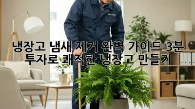 냉장고 냄새 제거 완벽 가이드! 3분 투자로 쾌적한 냉장고 만들기 ✨
